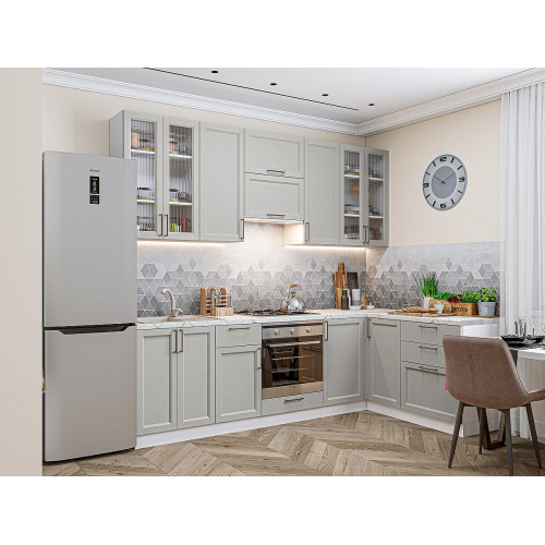 Сканди-04 Grey Silkwood/Белый 2340*2650/1590*600 Сканди-04 Grey Silkwood/Белый 2340*2650/1590*600