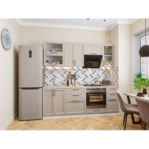 Сканди-02 Cream Silkwood/Белый 2140*2200*600 Сканди-02 Cream Silkwood/Белый 2140*2200*600