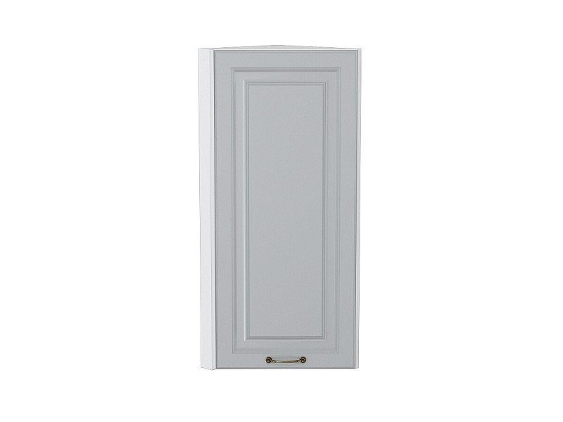 920*300*304 Шкаф верхний торцевой Ницца Графит Белый