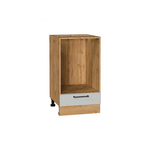 816*450*476Шкаф нижний под духовку Сканди Grey Silkwood/Дуб Вотан
