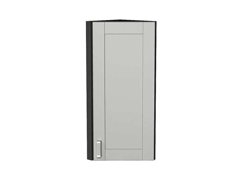 Кухня 920*300*306Шкаф верхний торцевой Лофт Grey Silk/Graphite