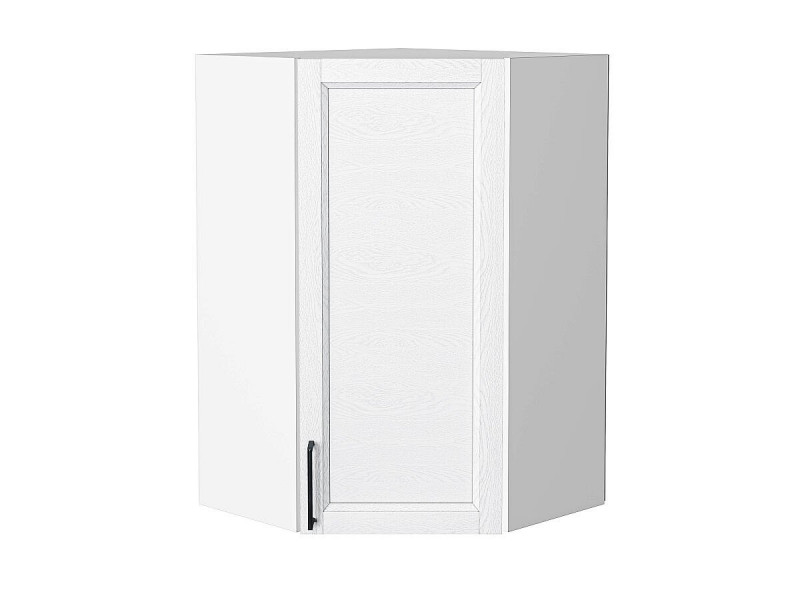 920*600*600Шкаф верхний угловой Сканди White Silkwood/Белый