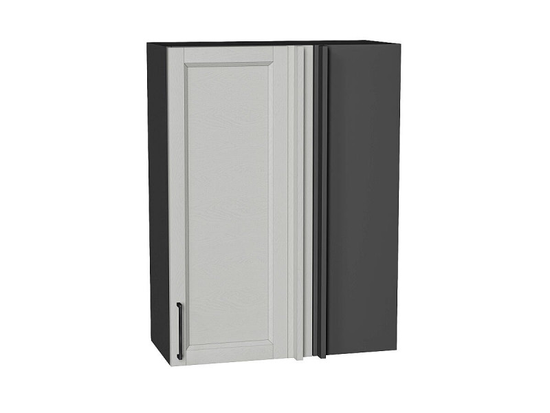 920*700*Шкаф верхний прямой угловой Сканди Grey Silkwood/Graphite