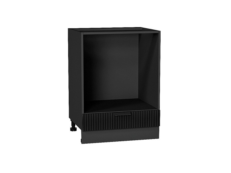 816*600* Шкаф нижний под духовку Евро Лайн Антрацит Graphite