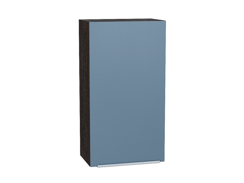 920*500* Шкаф верхний с 1-ой дверцей Фьюжн Silky Blue Graphite